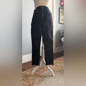 Abercrombie & Fitch High-Waisted Black Jeans